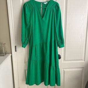 TOPSHOP Green Maxi Dress